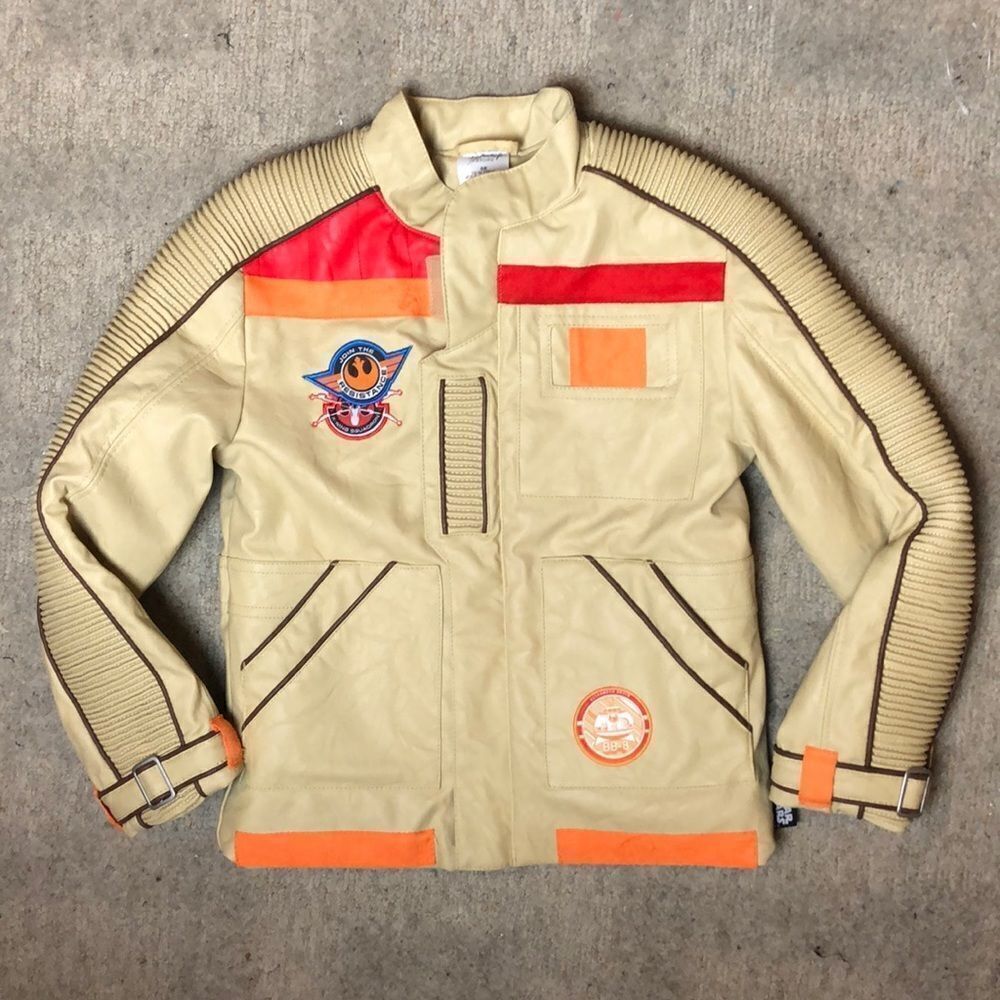Star Wars Force Awakens Faux Leather “Finn” Coat  | Disney Store | Size 5/6T